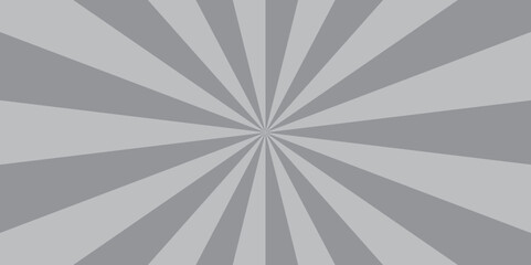Black and white geometric light vintage sunbeam ray sunburst abstract background. vector retro style bright wallpaper used for poster, banner and cartoon.	
