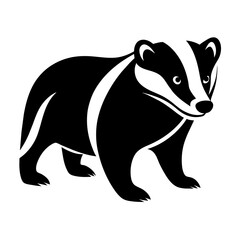Racoon vector icon illustration