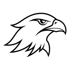 Hawk head logo icon