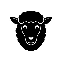 Sheep head vector icon