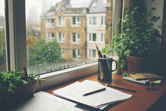 Rainy Day Study