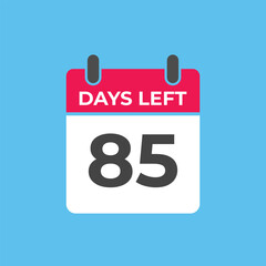 86, Days, left, countdown, banner, template, website, web, button, landing, page, design, to go, business