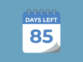 86, Days, left, countdown, banner, template, website, web, button, landing, page, design, to go, business