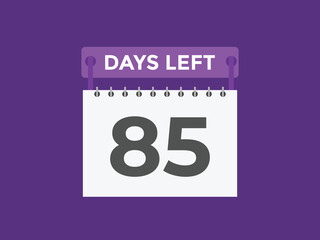 86, Days, left, countdown, banner, template, website, web, button, landing, page, design, to go, business