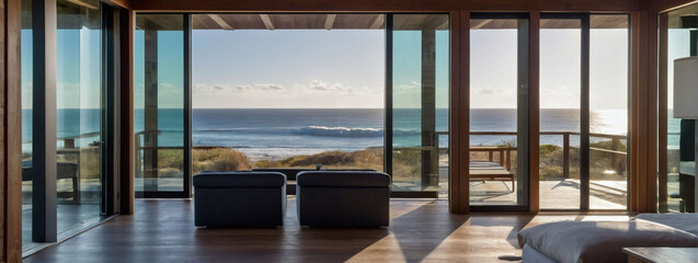 Secluded Coastal Gem, Small Luxury Modern Beach House.