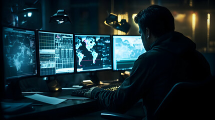 A security analyst analyzing a log file for unusual activity,