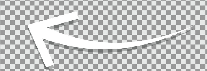 White arrow icon on transparent background. flat style. white arrow icon for your web site design, logo, app, UI. arrow symbol. arrow sign.