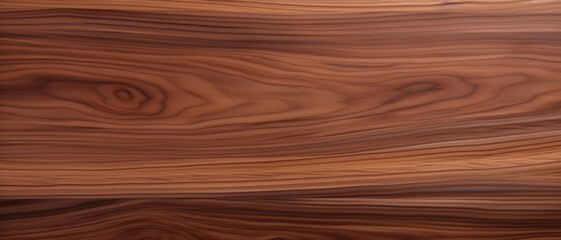 Fototapeta premium Smooth walnut wood grain, high detail for premium carpentry and joinery backgrounds,