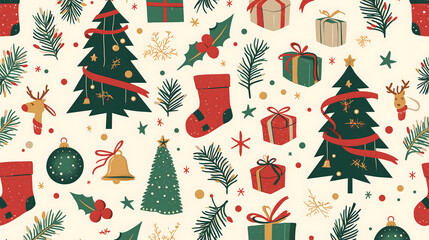 christmas seamless pattern