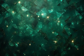 Obraz premium Sparkling aventurine quartz background with glittering inclusions, suitable for festive and glamorous backdrops,