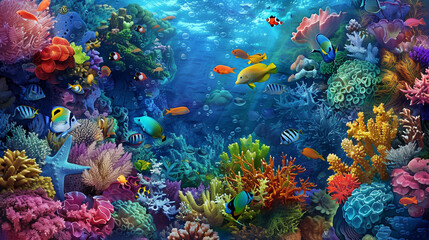 Underwater Symphony: Exploring the Biodiversity of Vibrant Coral Reefs