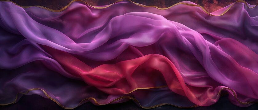 Background Consisting Of Light Fabrics.  Illustration On The Theme Of Texture And Materials. Generative AI	
