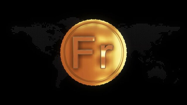 Golden West African CFA franc Currency symbol golden West African CFA franc currency sign