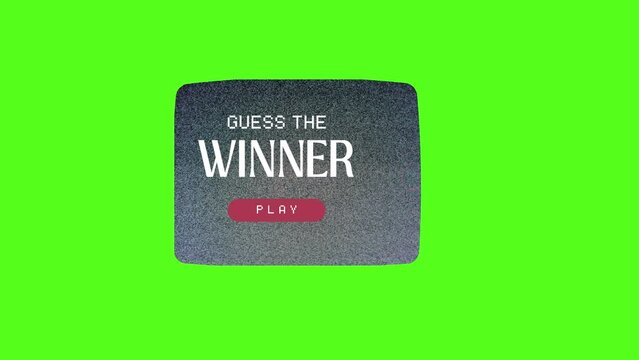 Winner name finder blue scren