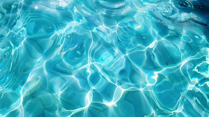 Obraz premium blue water surface. water texture with ripples.