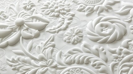 A set of ornate quilting templates crafted from highquality acrylic for longlasting use.