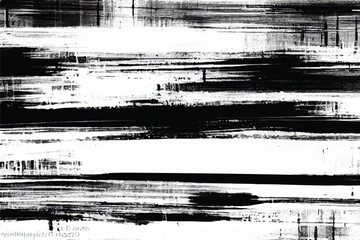 Black and white Grunge Brush Strokes Texture. Black Brush strokes Isolated on White Background.  Ink brush strokes, lines. Grunge backgrounds. 