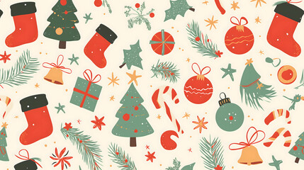 christmas seamless pattern
