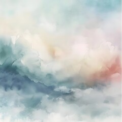 Soft, dreamy abstract watercolor background with gentle blended hues.