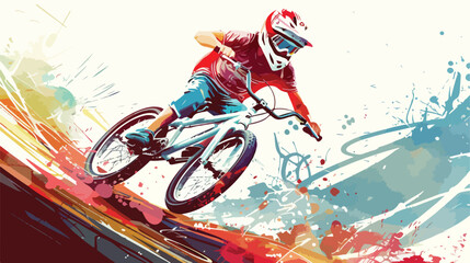 Sport design over white background vector illustration