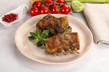Roasted Lamb ribs with spices