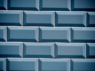 Aveiro, Portugal, Portuguese tiles Azulejo. Traditional pattern of decorating house exterior walls