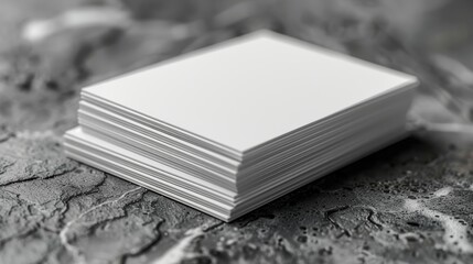 Modern Business Card Mockup Generative AI