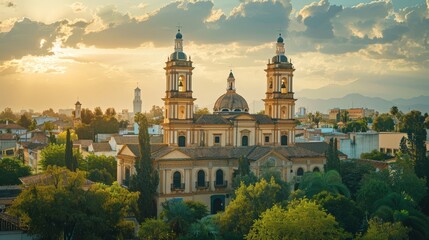 CÃ³rdoba skyline, Argentina, academic city with historical depths