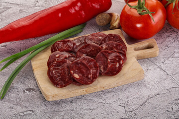 Wild Bear meat homemade sausages