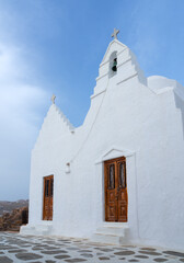 Fototapeta premium The Orthodox Paraportiani Church is a landmark of the island of Mykonos in Greece