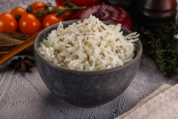 Indian cuisine jeera basmati rice