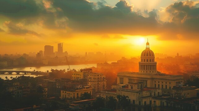 Fototapeta Havana Timeless Architecture Skyline