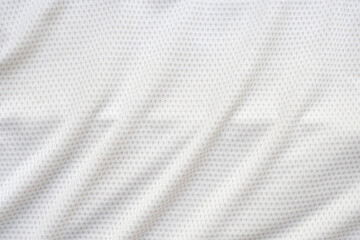 White sports clothing fabric football shirt jersey texture abstract background