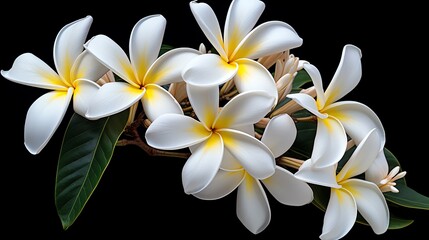 Fototapeta premium plumeria, white plumeria