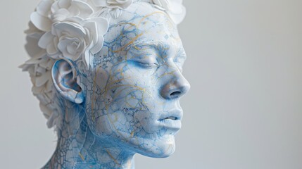 Porcelain Perfection: 35-Year-Old American Male Model