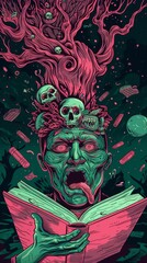 Poetry reading on New Year themes, verses of past and future, literary celebration  52