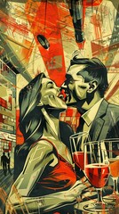 Lovethemed trivia night, questions of romance and famous couples, playful competition  72