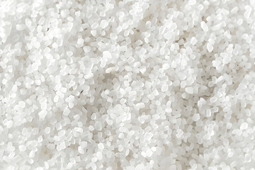White sea salt or white sand, seamless pattern. Сoncept template for advertising products, spa, skin care and nutrition