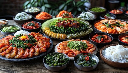 Jeon ( Korean piccata ), traditional festival foods 