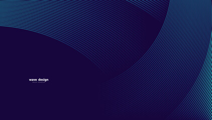 Abstract wave line Background. Vector curve pattern. Brand new style for your business design
