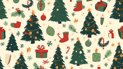 christmas seamless pattern