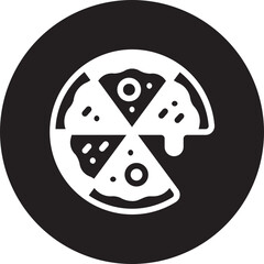 pizza glyph icon