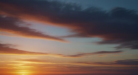 sunset over the sea images