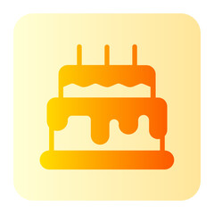 cake gradient icon