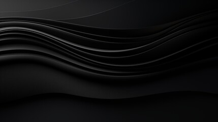 Monochromatic Abstract Image of Flowing Waves with Gradient Texture