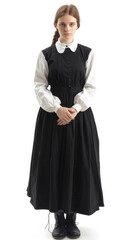 
A 25-year-old Amish woman