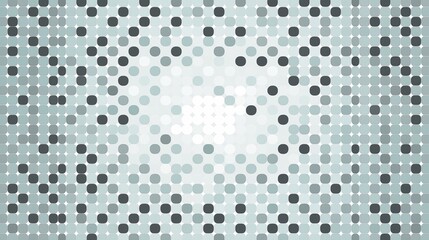 An optical illusion created by a pattern of dots varying in size and spacing
