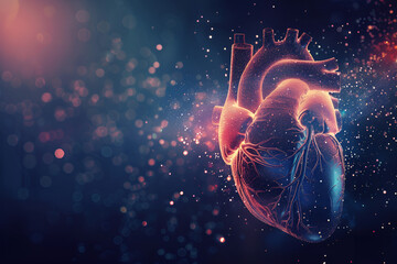 heart illustration, Generative AI