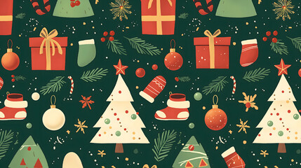 christmas seamless pattern
