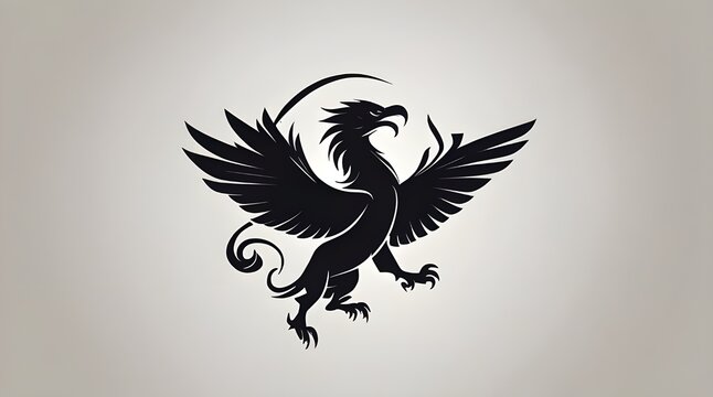 Hawk SilhouetteEagle with spread wings - cut out vector silhouette
